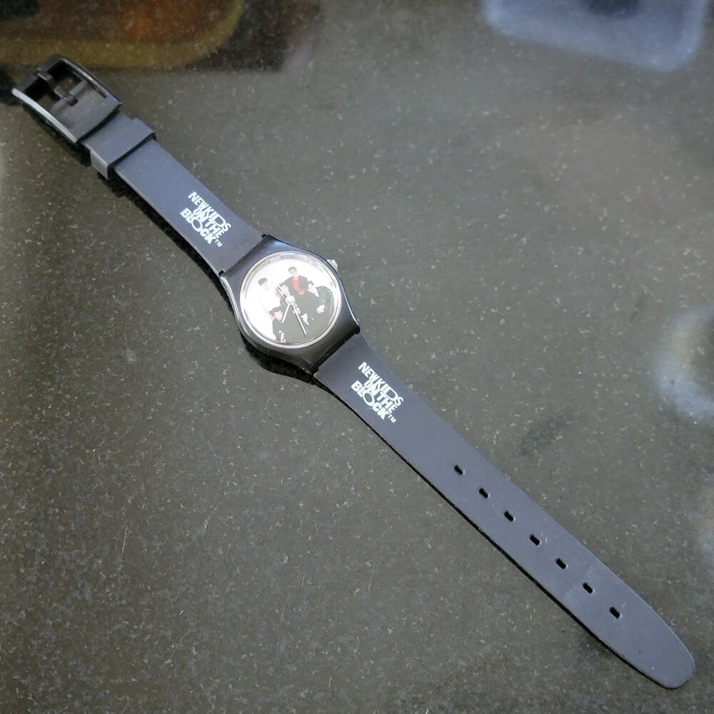 Vintage Watches 1990 NKOTB Quartz Watch New Kids on the Block Band Photo Rare